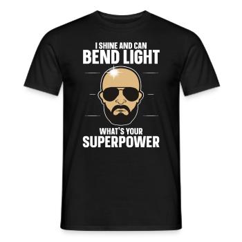 Being Bald Bald Guy With A Beard Bald Dad - Men's T-Shirt - black - Front - AI Model Male 178 light (178cm)