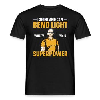 Being Bald Bald Guy With A Beard Bald Dad - Men's T-Shirt - black - Front - AI Model Male 178 light (178cm)