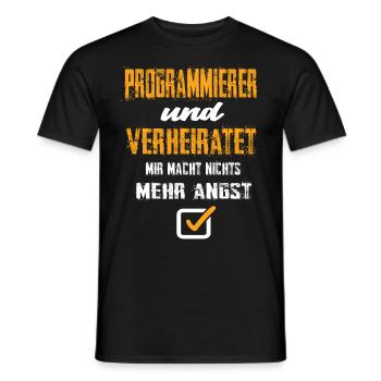 Programmierer - Männer T-Shirt - Schwarz - Vorne - AI Model Male 178 light (178cm)