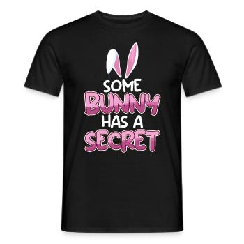 Lapin de Pâques Mignon Ami de Pâques Lapin de Pâques - T-shirt homme - noir - Devant - AI Model Male 178 light (178cm)