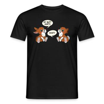 Osterhase Cute Osterfreund Easter Bunny Ostern - Männer T-Shirt - Schwarz - Vorne - AI Model Male 178 light (178cm)