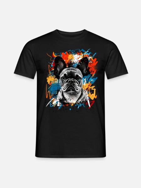 Bouledogue français - T-shirt homme - noir