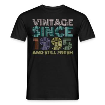 Millésime 1995 - T-shirt homme - noir - Devant - AI Model Male 178 light (178cm)