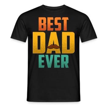 Meilleur papa de tous les temps - T-shirt homme - noir - Devant - AI Model Male 178 light (178cm)