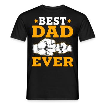 Meilleur père de tous les temps - T-shirt homme - noir - Devant - AI Model Male 178 light (178cm)