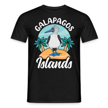 Galapagos Islands - Men's T-Shirt - black - Front - AI Model Male 178 light (178cm)