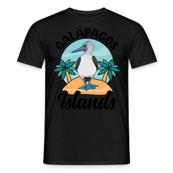 Galapagos Islands - Men's T-Shirt - black - Front - AI Model Male 178 light (178cm)