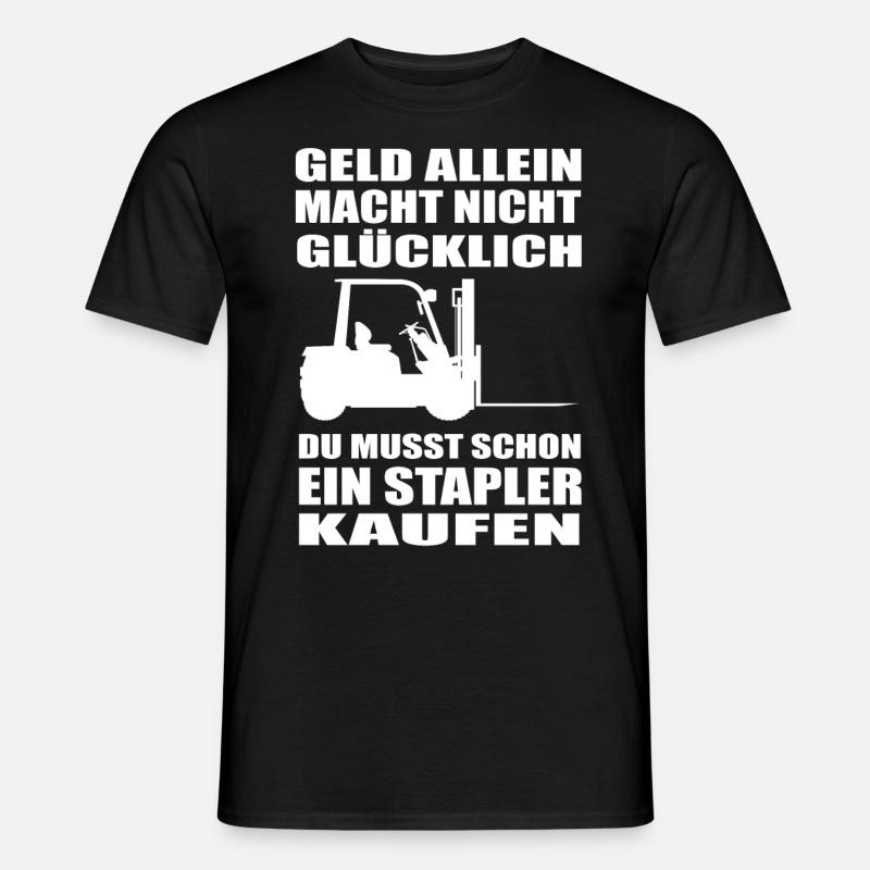 Stapler - Männer T-Shirt - Schwarz