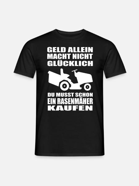 Rasenmäher - Männer T-Shirt - Schwarz