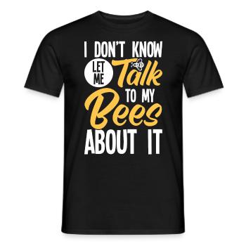 Apiculteurs Abeilles Abeilles mellifères Apiculture - T-shirt homme - noir - Devant - AI Model Male 178 light (178cm)