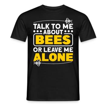 Apiculteurs Abeilles Abeilles mellifères Apiculture - T-shirt homme - noir - Devant - AI Model Male 178 light (178cm)