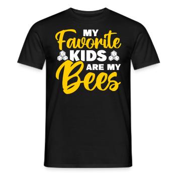 Beekeepers Bees Honey bees Beekeeping - Men's T-Shirt - black - Front - AI Model Male 178 light (178cm)