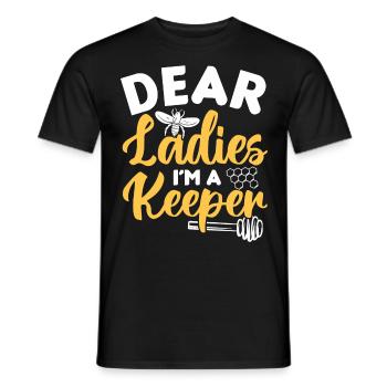 Apiculteurs Abeilles Abeilles mellifères Apiculture - T-shirt homme - noir - Devant - AI Model Male 178 light (178cm)