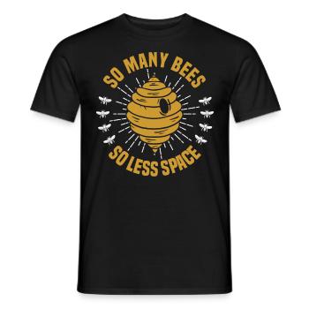Apiculteurs Abeilles Abeilles mellifères Apiculture - T-shirt homme - noir - Devant - AI Model Male 178 light (178cm)