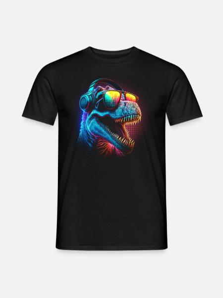 Rad Rex - Männer T-Shirt - Schwarz