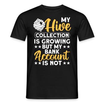 Beekeepers Bees Honey bees Beekeeping - Men's T-Shirt - black - Front - AI Model Male 178 light (178cm)