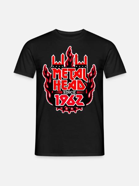 METALHEAD since 1962 - Men's T-Shirt - black