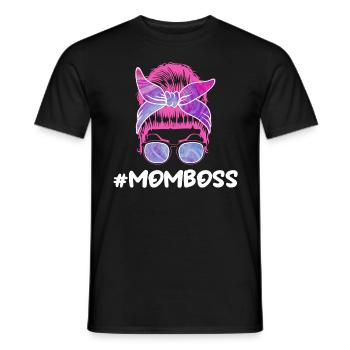 Mama Chefin Muttertag Mama Boss Supervisor - Männer T-Shirt - Schwarz - Vorne - AI Model Male 178 light (178cm)