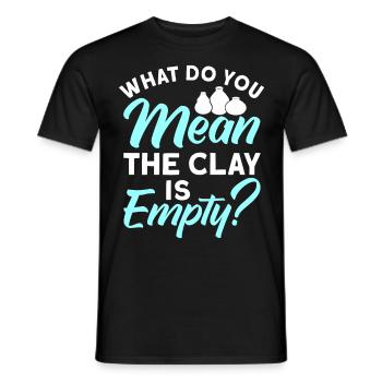 Poterie Töpfern Töpfer Töpferei - T-shirt homme - noir - Devant - AI Model Male 178 light (178cm)