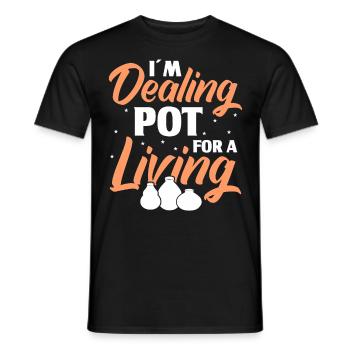 Töpfern Töpfer Töpferei Pottery - Men's T-Shirt - black - Front - AI Model Male 178 light (178cm)