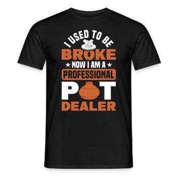 Töpfern Töpfer Töpferei Poterie - T-shirt homme - noir - Devant - AI Model Male 178 light (178cm)