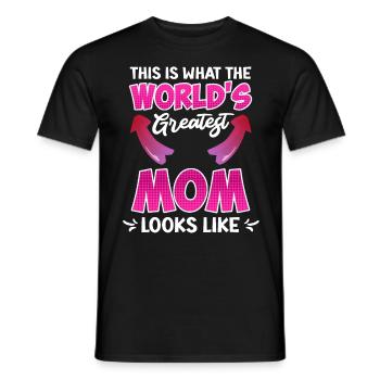 Weltbeste Mama Muttertag Beste Mama coolste Mama - Männer T-Shirt - Schwarz - Vorne - AI Model Male 178 light (178cm)
