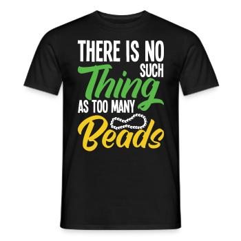 Pearl Bead Embroidery Jeweler Jewelry Maker - Men's T-Shirt - black - Front - AI Model Male 178 light (178cm)