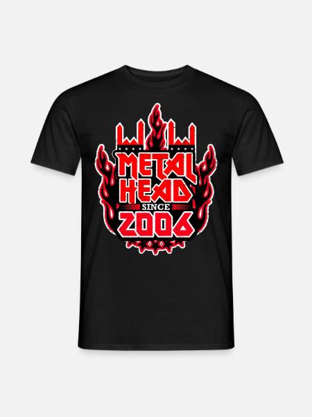 METALHEAD since 2006 - Männer T-Shirt - Schwarz