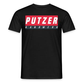 Putzer T-Shirt - Männer T-Shirt - Schwarz - Vorne - AI Model Male 178 light (178cm)
