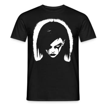 Dunkle Kunst Okkulte Gothic Batcave Mädchen Post Punk Fledermaus - Männer T-Shirt - Schwarz - Vorne - AI Model Male 178 light (178cm)
