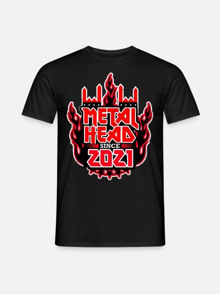 METALHEAD since 2021 - Men's T-Shirt - black