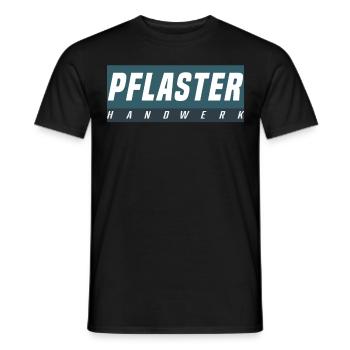Pflasterer T-Shirt - Männer T-Shirt - Schwarz - Vorne - AI Model Male 178 light (178cm)