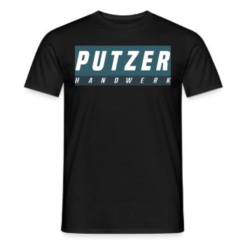 Putzer T-Shirt - Männer T-Shirt - Schwarz - Vorne - AI Model Male 178 light (178cm)