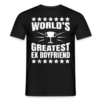 Ex Boyfriend Exboyfriend Breakup Party Breakup Party - Men's T-Shirt - black - Front - AI Model Male 178 light (178cm)