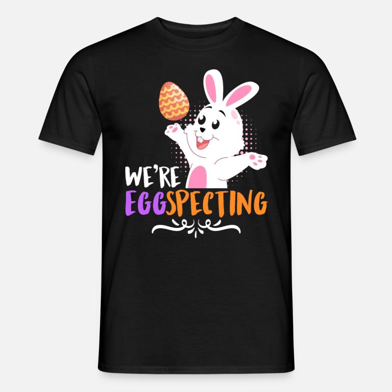Egg-Specting Osterhasen Ostereier Ostern - Männer T-Shirt - Schwarz