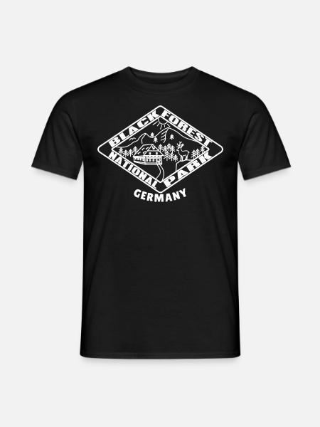 Schwarzwald National Park Wanderer Schwarzwälder - Männer T-Shirt - Schwarz