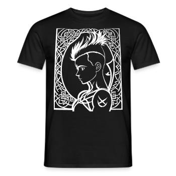 Bezaubernde Dunkelheit Umarme deine mysteriöse Seite - Männer T-Shirt - Schwarz - Vorne - AI Model Male 178 light (178cm)