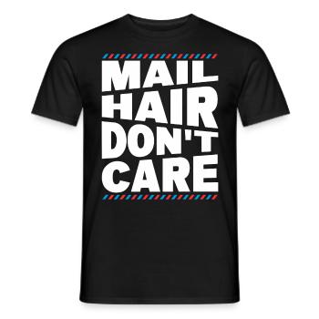 Postbote Briefträger Brief Paketdienst Geschenk - Männer T-Shirt - Schwarz - Vorne - AI Model Male 178 light (178cm)