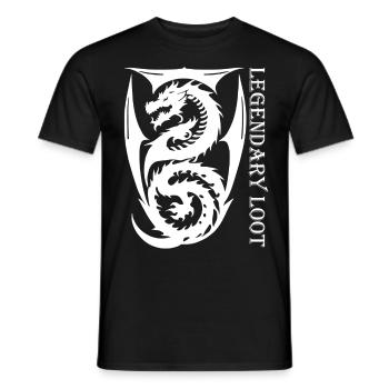 Legendary Loot - Black Edition - Männer T-Shirt - Schwarz - Vorne - AI Model Male 178 light (178cm)