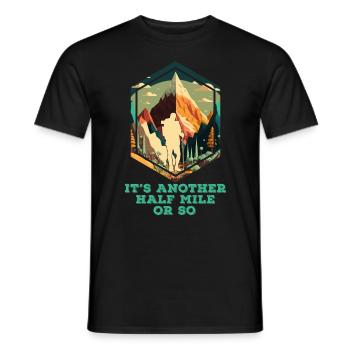Randonneurs Drôles d’alpinistes Montagnes - T-shirt homme - noir - Devant - AI Model Male 178 light (178cm)
