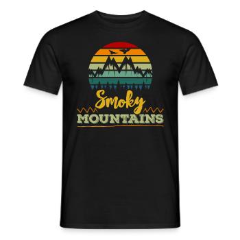 Smoky Mountain Mountaineer Summit Climb - T-shirt homme - noir - Devant - AI Model Male 178 light (178cm)