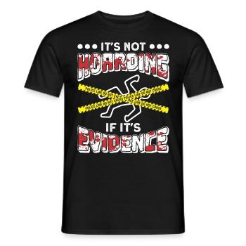 Forensic Scientist Forensic Forensic Science - Men's T-Shirt - black - Front - AI Model Male 178 light (178cm)