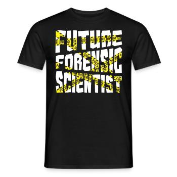 Forensic Scientist Forensic Forensic Science - Men's T-Shirt - black - Front - AI Model Male 178 light (178cm)