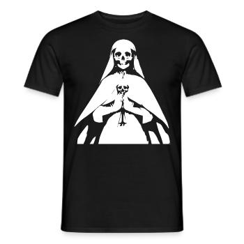 Osez vous démarquer dans Unique Horror Nun, Satanique, - T-shirt homme - noir - Devant - AI Model Male 178 light (178cm)