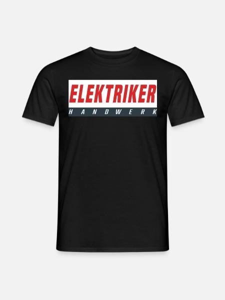 Elektriker T-Shirt - Männer T-Shirt - Schwarz