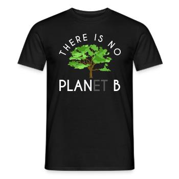 Il n’y a pas de protection de l’environnement pour le Jour de la Terre de la planète B - T-shirt homme - noir - Devant - AI Model Male 178 light (178cm)
