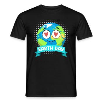 Environmentalists Earth Day Mission Earth Environment - Men's T-Shirt - black - Front - AI Model Male 178 light (178cm)