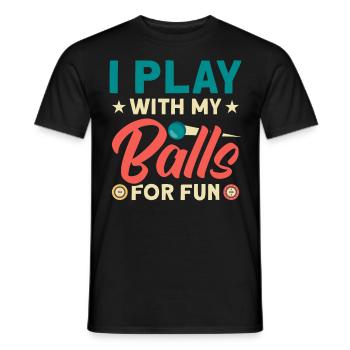 Flipper Retro Pinball Flipperautomat Bumper - T-shirt homme - noir - Devant - AI Model Male 178 light (178cm)