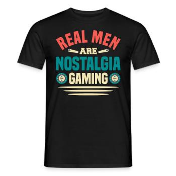 Flipper Retro Pinball Flipperautomat Bumper - T-shirt homme - noir - Devant - AI Model Male 178 light (178cm)