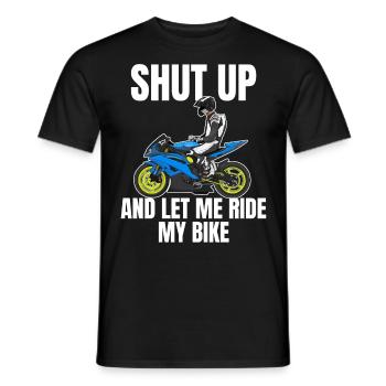 Motorcycle Lifestyle / Motorrad / Motorräder biker - Männer T-Shirt - Schwarz - Vorne - AI Model Male 178 light (178cm)